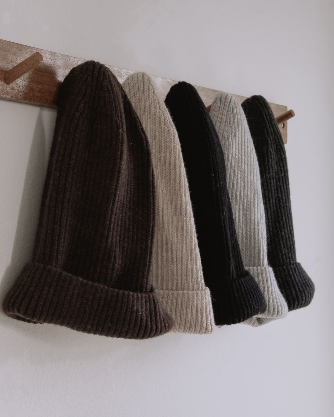 Mütze aus Merinowolle – Beige