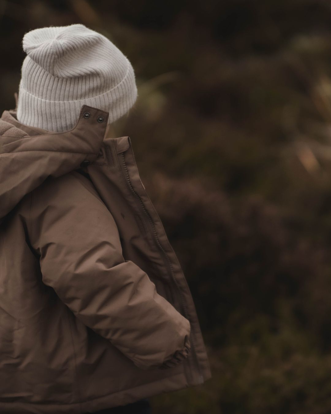 Mütze aus Merinowolle – Beige