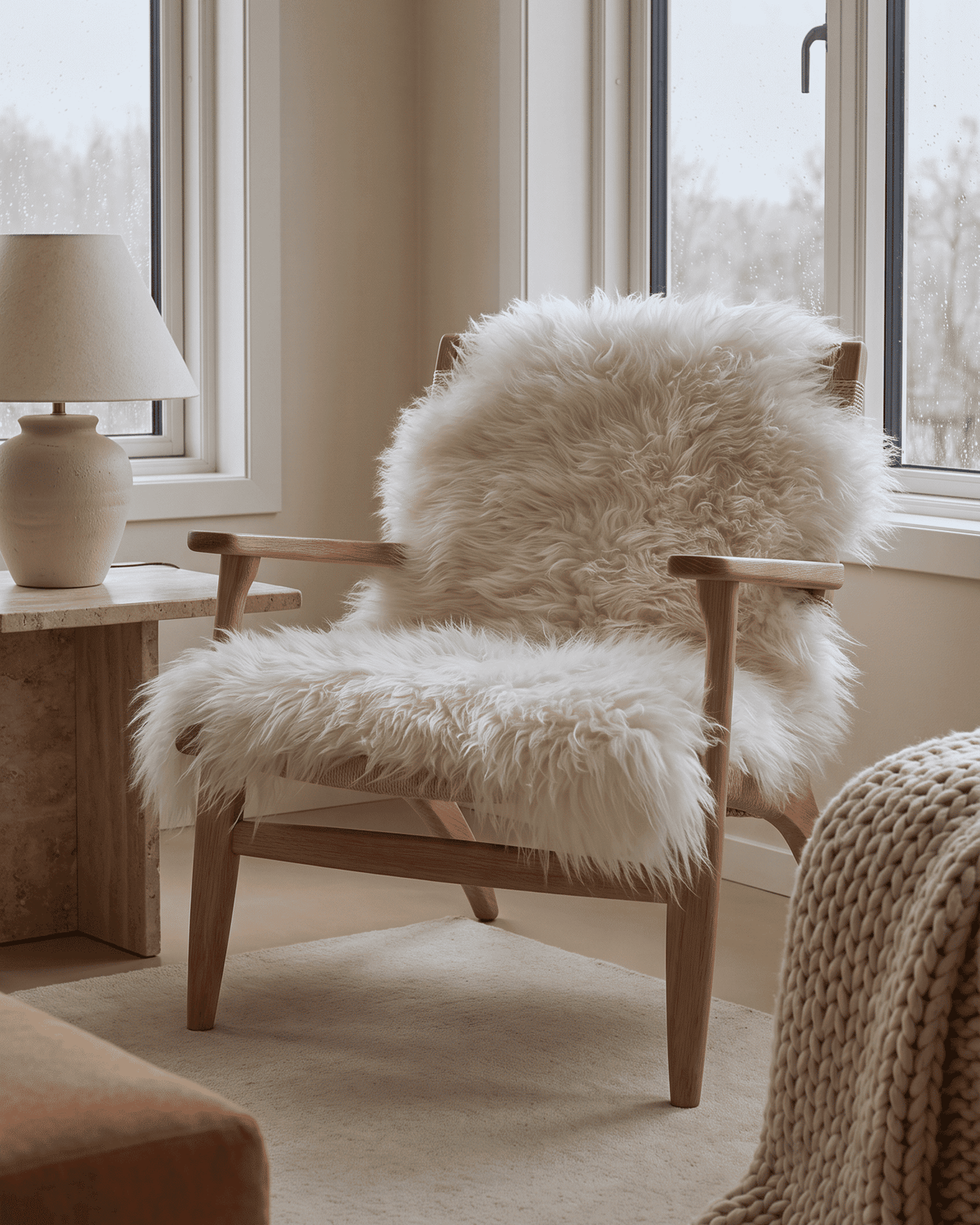 Lammeskind - Hvid - The Cozy Sheep