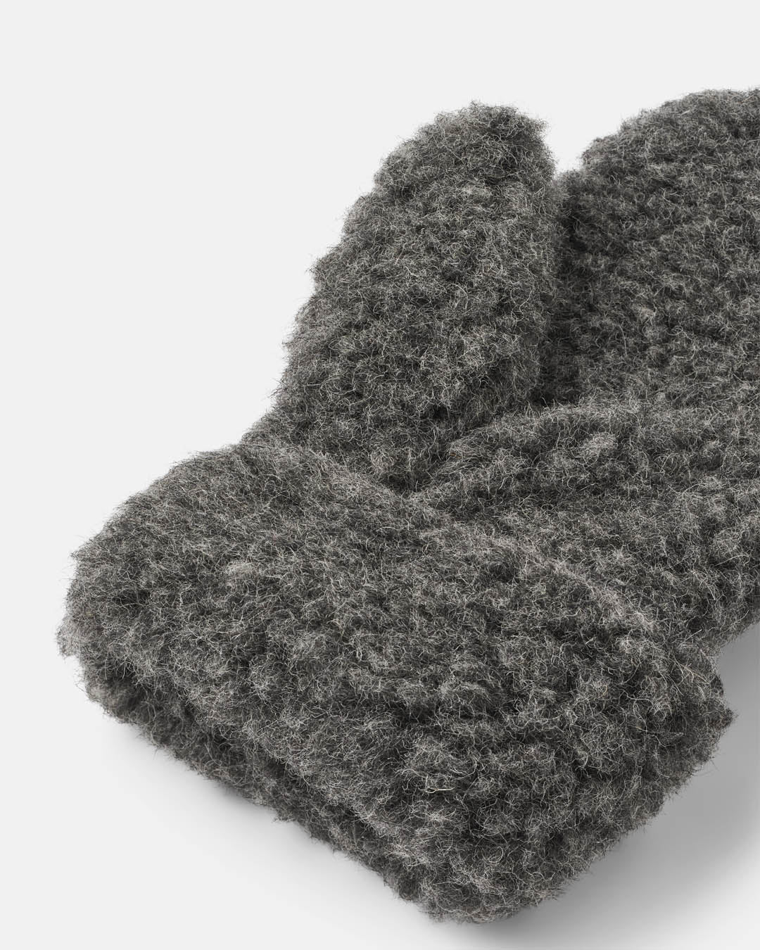 Lammeuldsvanter - Mørkegrå - The Cozy Sheep