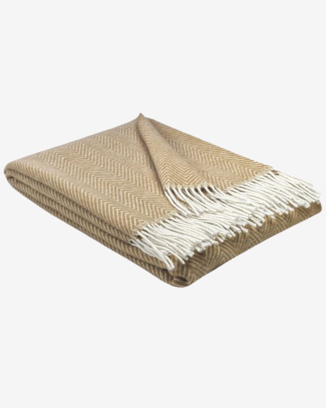 Uldplaid 140 x 200 cm - Beige - The Cozy Sheep