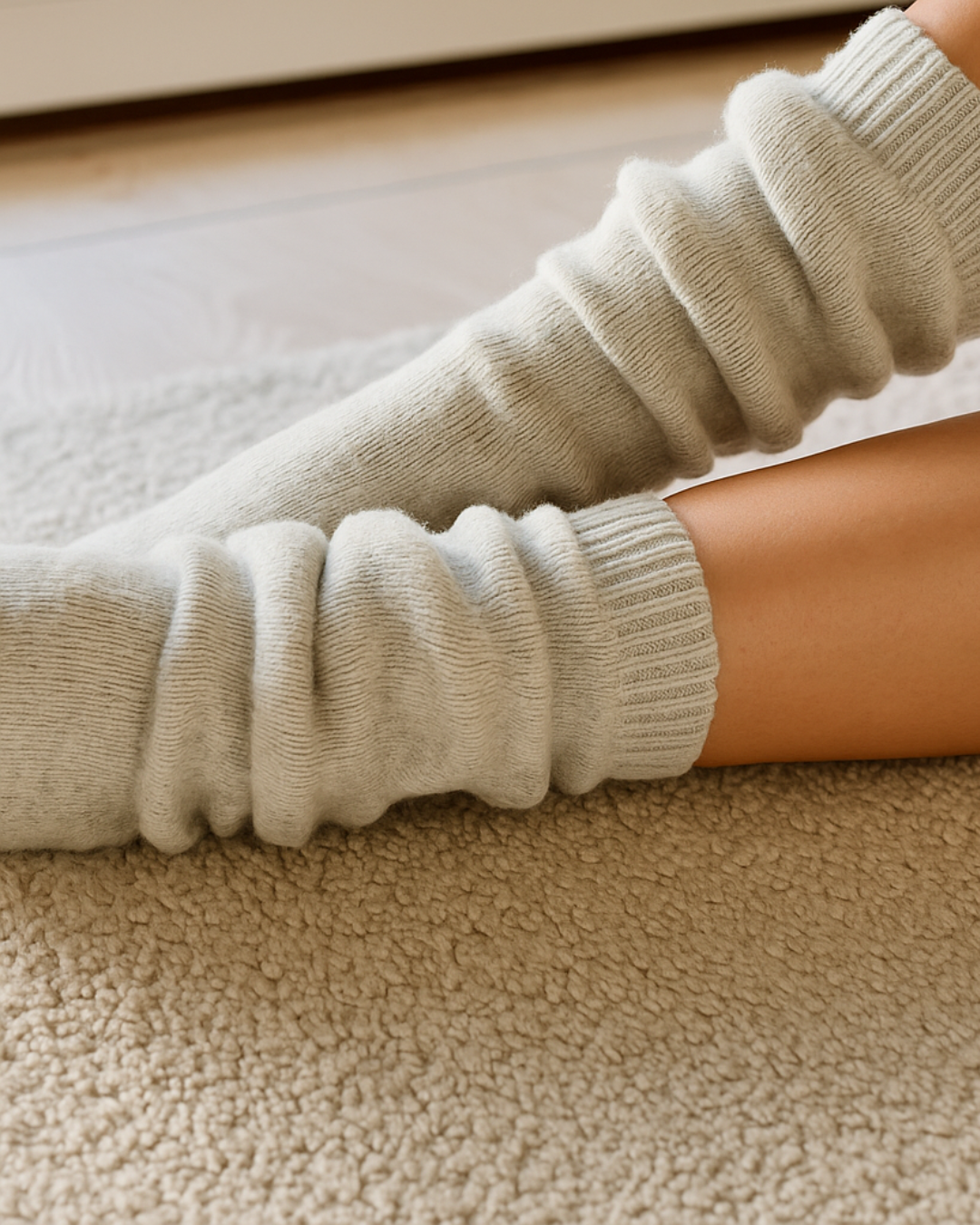 Thermowollsocken – Hellgrau