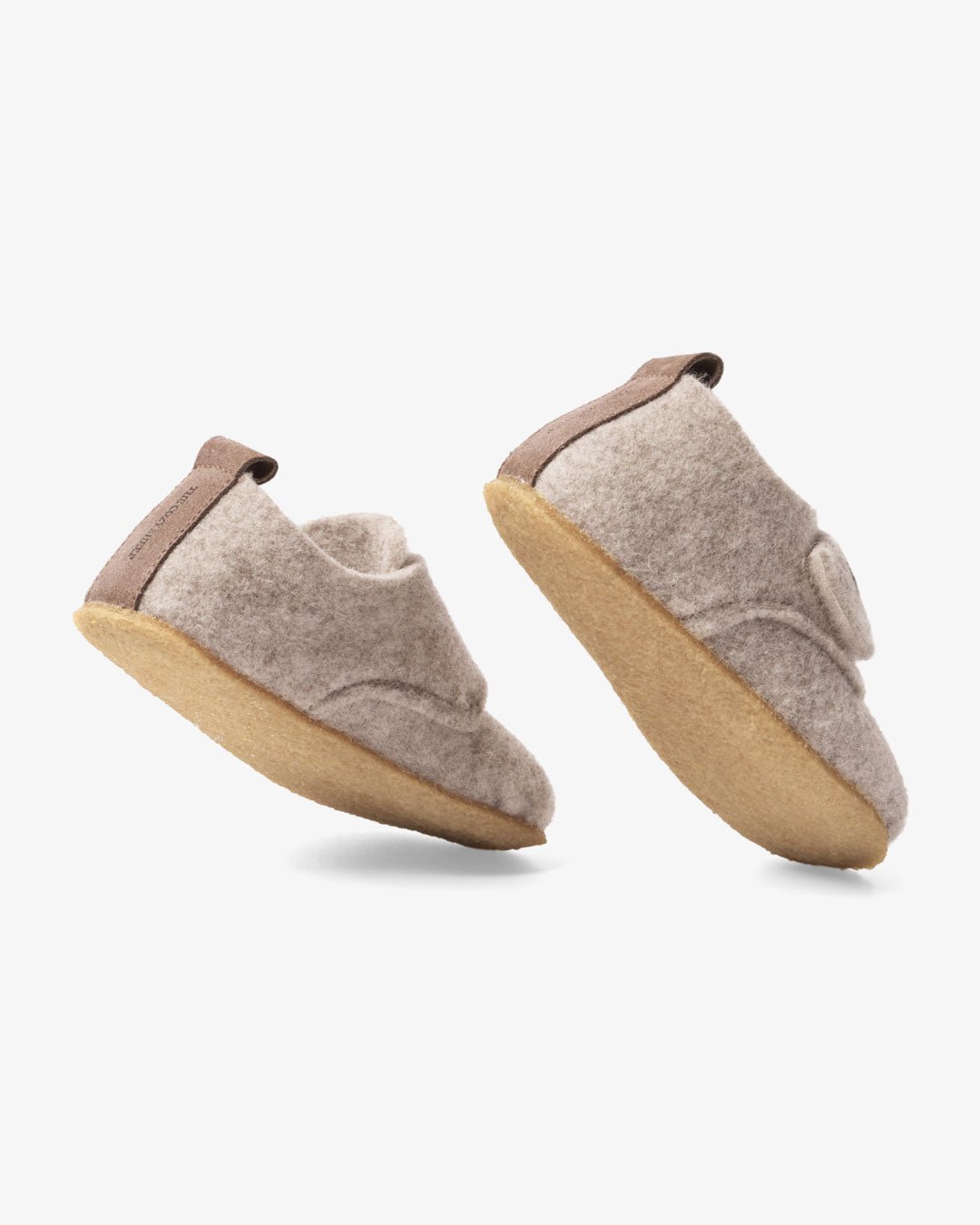 Hjemmesko uldfilt - Børn (Beige) - The Cozy Sheep